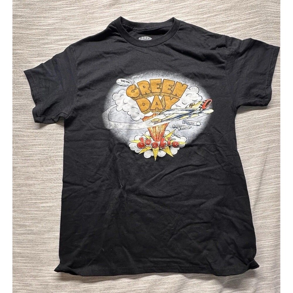 Green Day Dookie Black Men's Graphic T-Shirt Size M